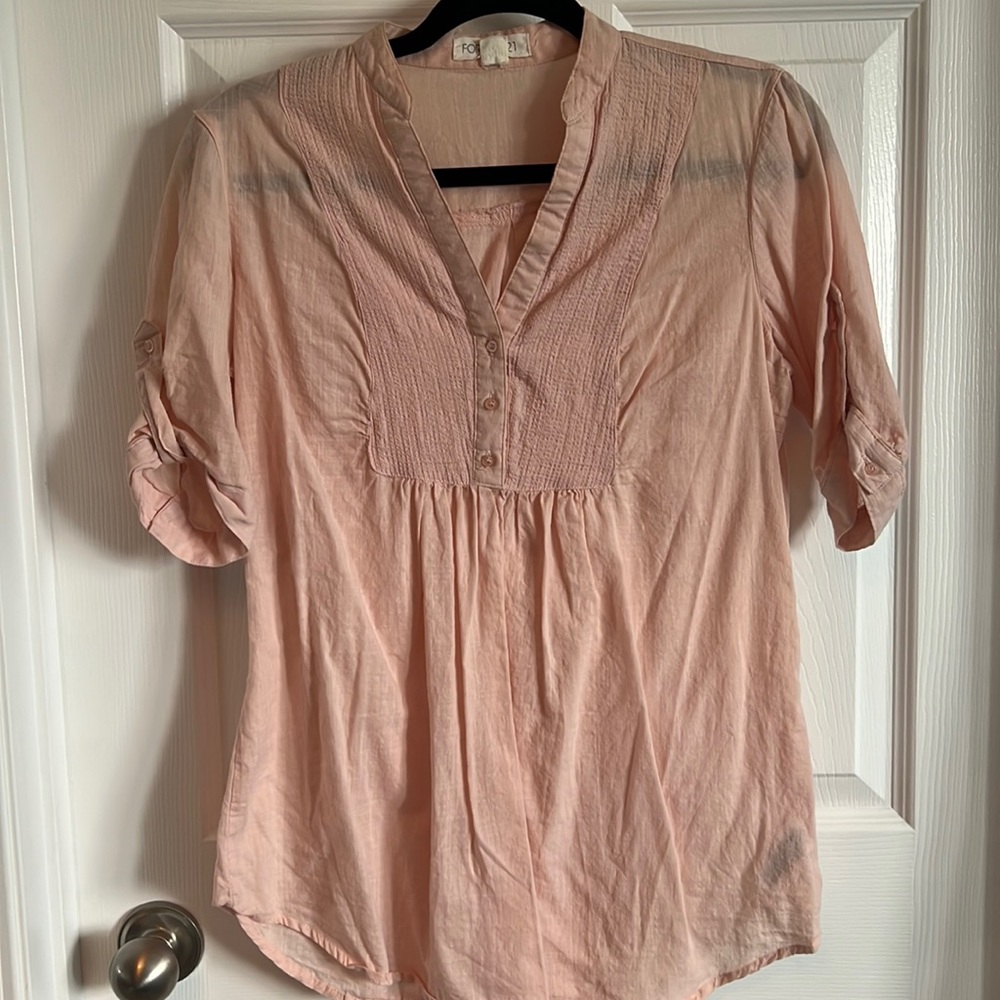 Forever 21 Half Sleeve Shirt